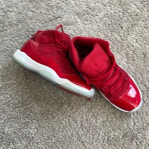 Gently used red Jordan 11’s